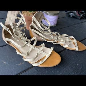 Pre-loved Charles and Keith Gladiator Flat